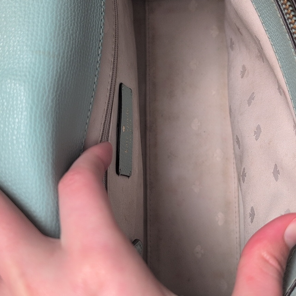 Blue Daisy Kate Spade Purse With Matching Card Holder - Picture 11 of 11